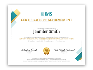Example Certificate